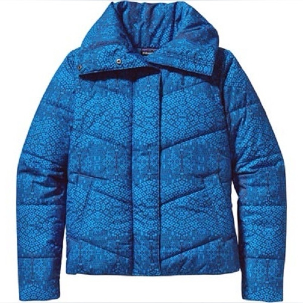 Patagonia Women's Geoharmony Insulated Puffer Jacket | Andes Blue | XS